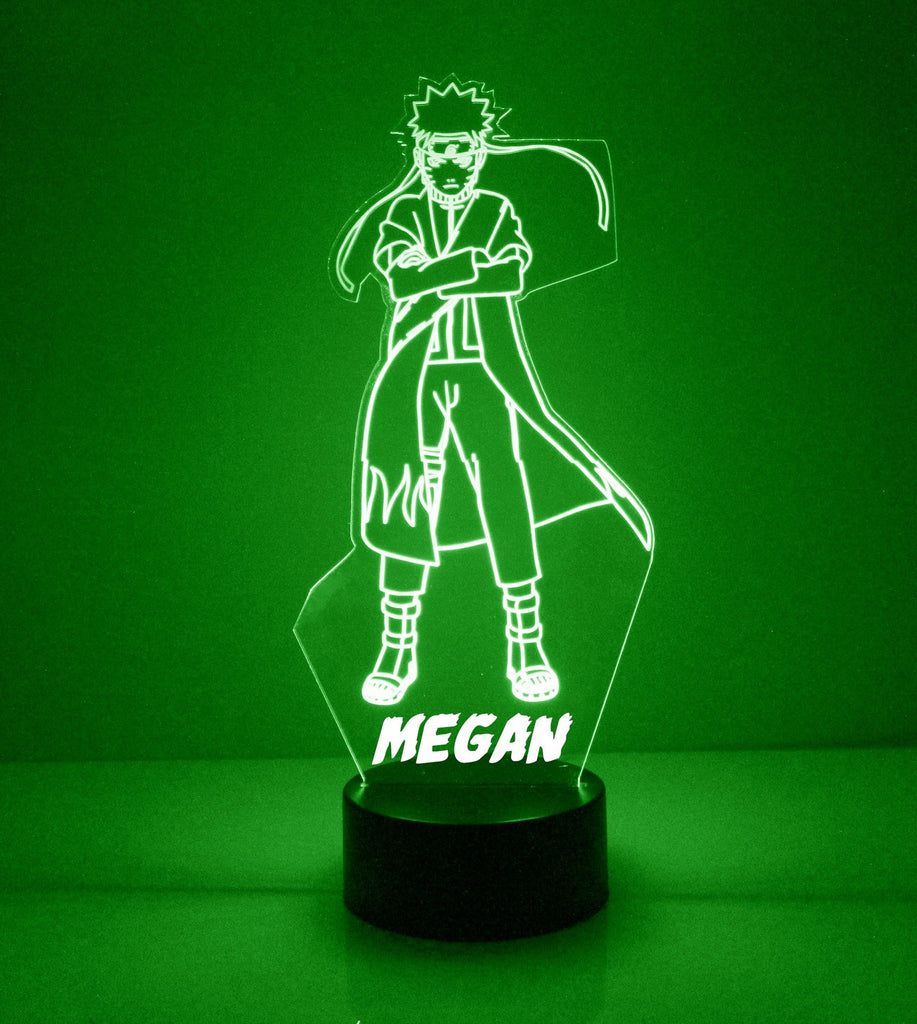 Green Anime Night Light 3D Led Lamp - Mirrormagicgifts.com