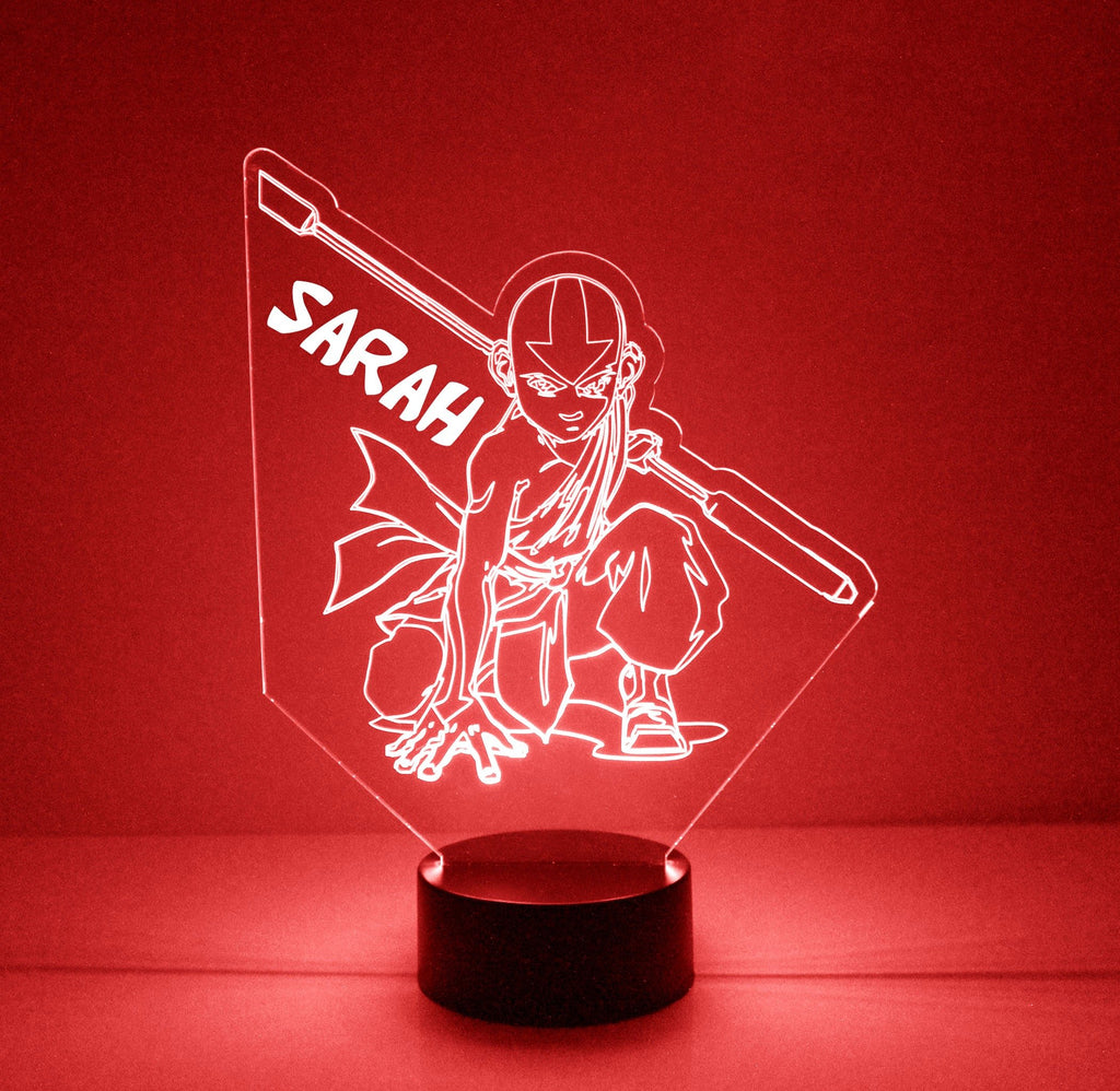 Red Anime Night Light 3D Led Lamp - Mirrormagicgifts.com