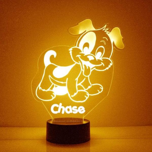 Cute Puppy LED Night Light Lamp - Mirrormagicgifts.com